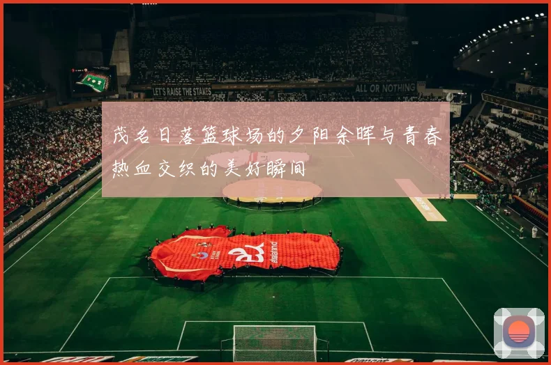 茂名日落篮球场的夕阳余晖与青春热血交织的美好瞬间